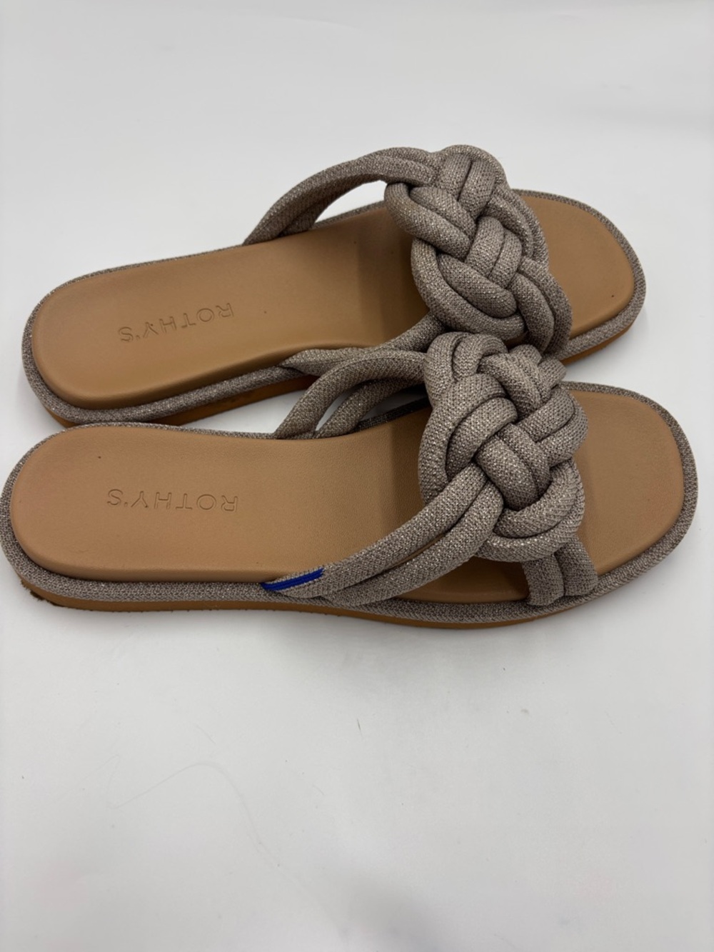 Rothy’s The Summer Sandal in Silver - Picture 4 of 8